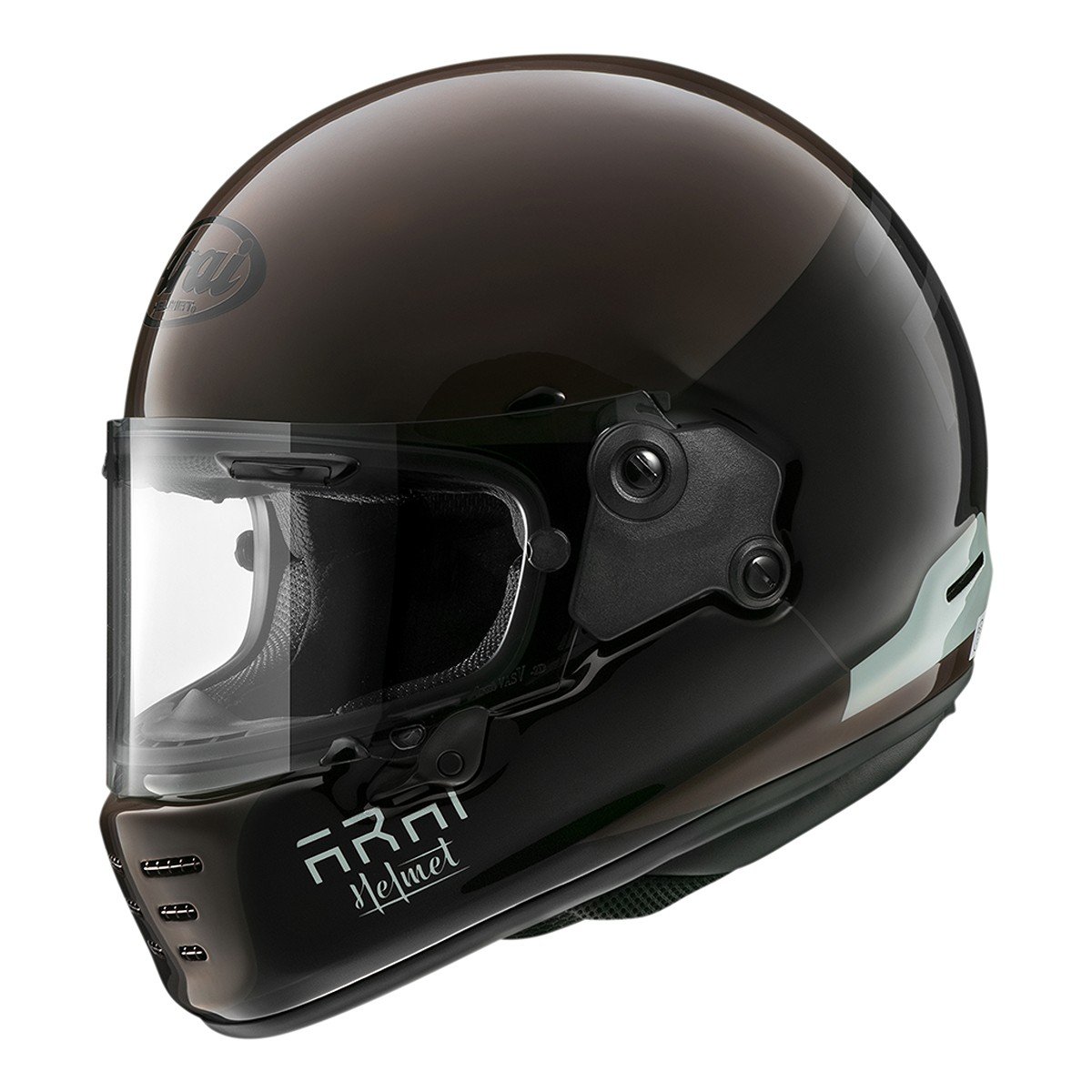 Image of Arai Concept-XE React Brown Full Face Helmet Größe XS