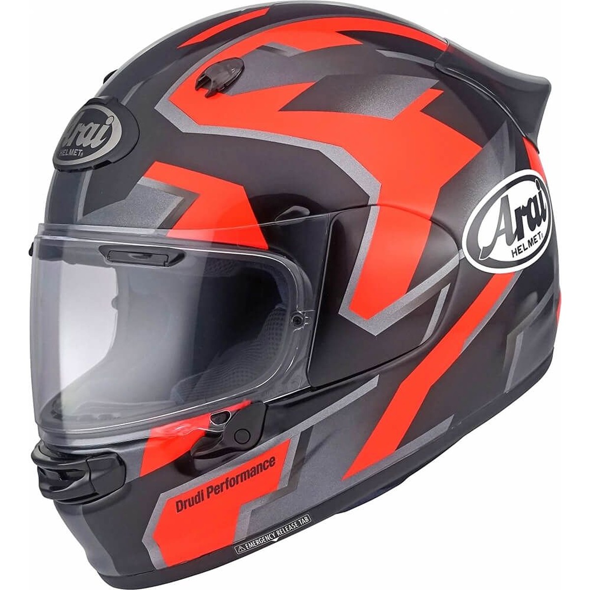 Image of Arai Quantic Robotik Red Full Face Helmet Talla M