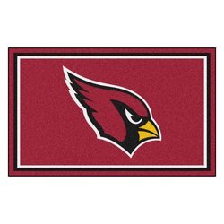 Image of Arizona Cardinals Floor Rug - 4x6