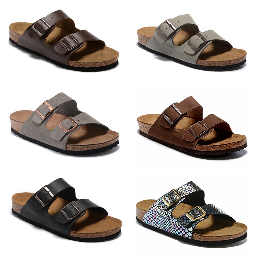 Image of Arizona Gizeh Cork slippers FlipFlops caliente verano Hombres Mujeres Beach sandals sandalias planas Zapatillas de corcho unisex zapatos cas