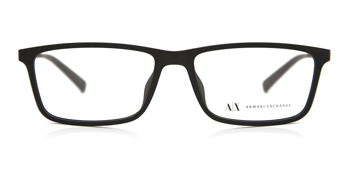 Image of Armani Exchange AX3027F Asian Fit 8078 Óculos de Grau Pretos Masculino PRT
