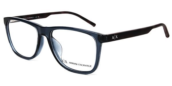 Image of Armani Exchange AX3048F Formato Asiático 8238 Óculos de Grau Cinzas Masculino BRLPT