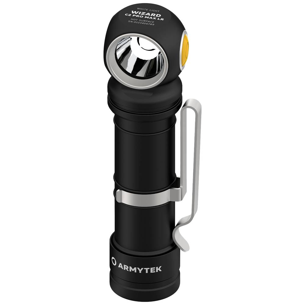 Image of ArmyTek Wizard C2 Pro Max LR White LED (monochrome) Torch Belt clip Holster rechargeable 3870 lm 151 g