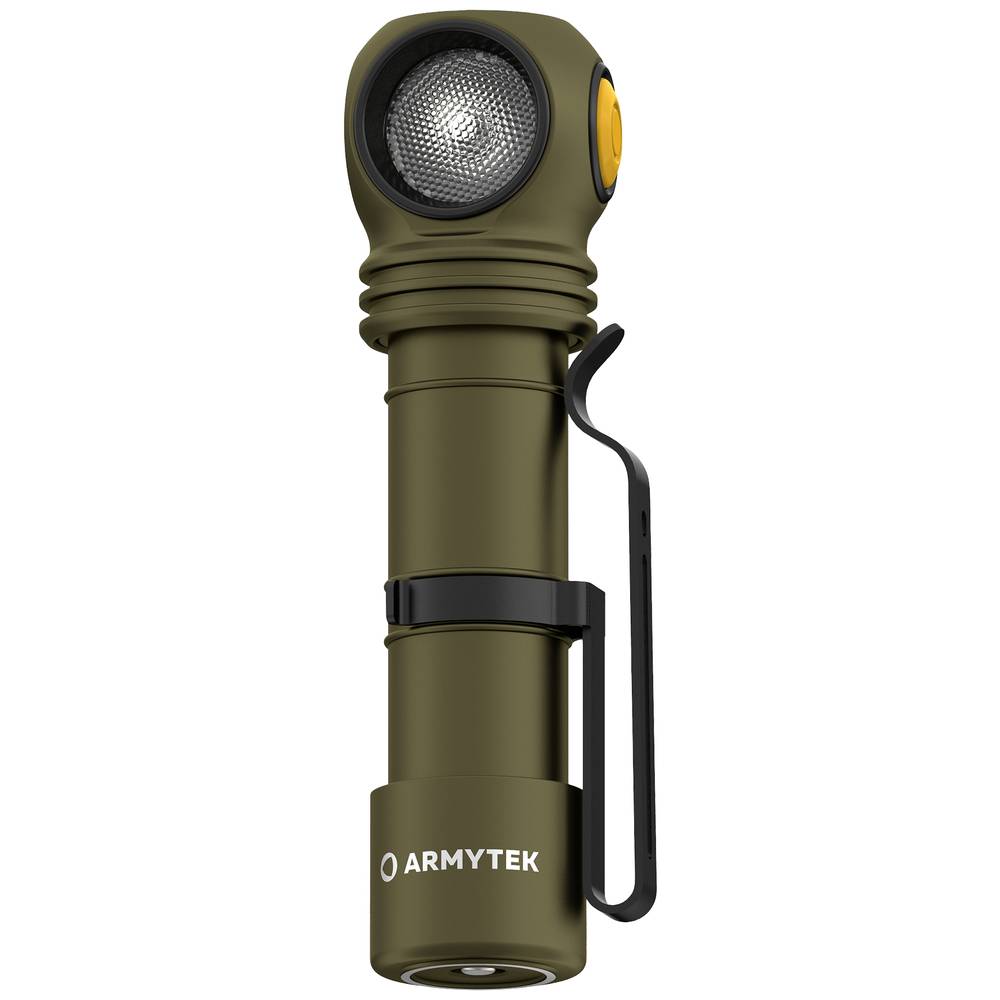 Image of ArmyTek Wizard C2 Pro Olive White LED (monochrome) Torch Belt clip rechargeable 2500 lm 115 g