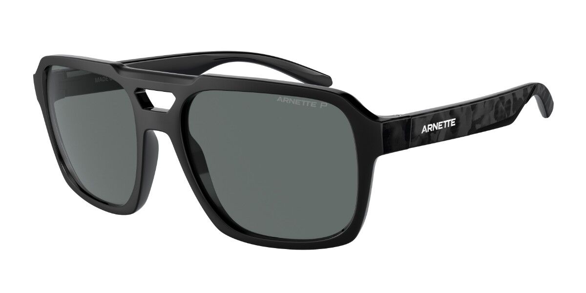 Image of Arnette AN4339 Keia Polarized 290081 Óculos de Sol Pretos Masculino PRT