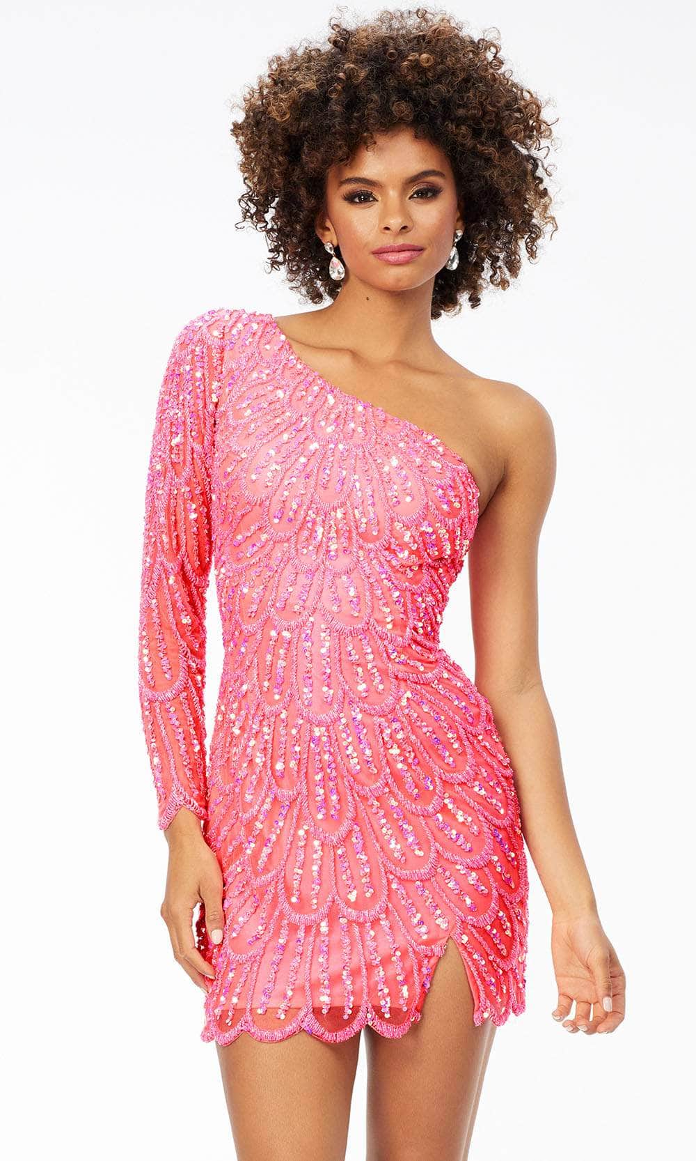Image of Ashley Lauren 4498 - Fully Sequined Cocktail Dress