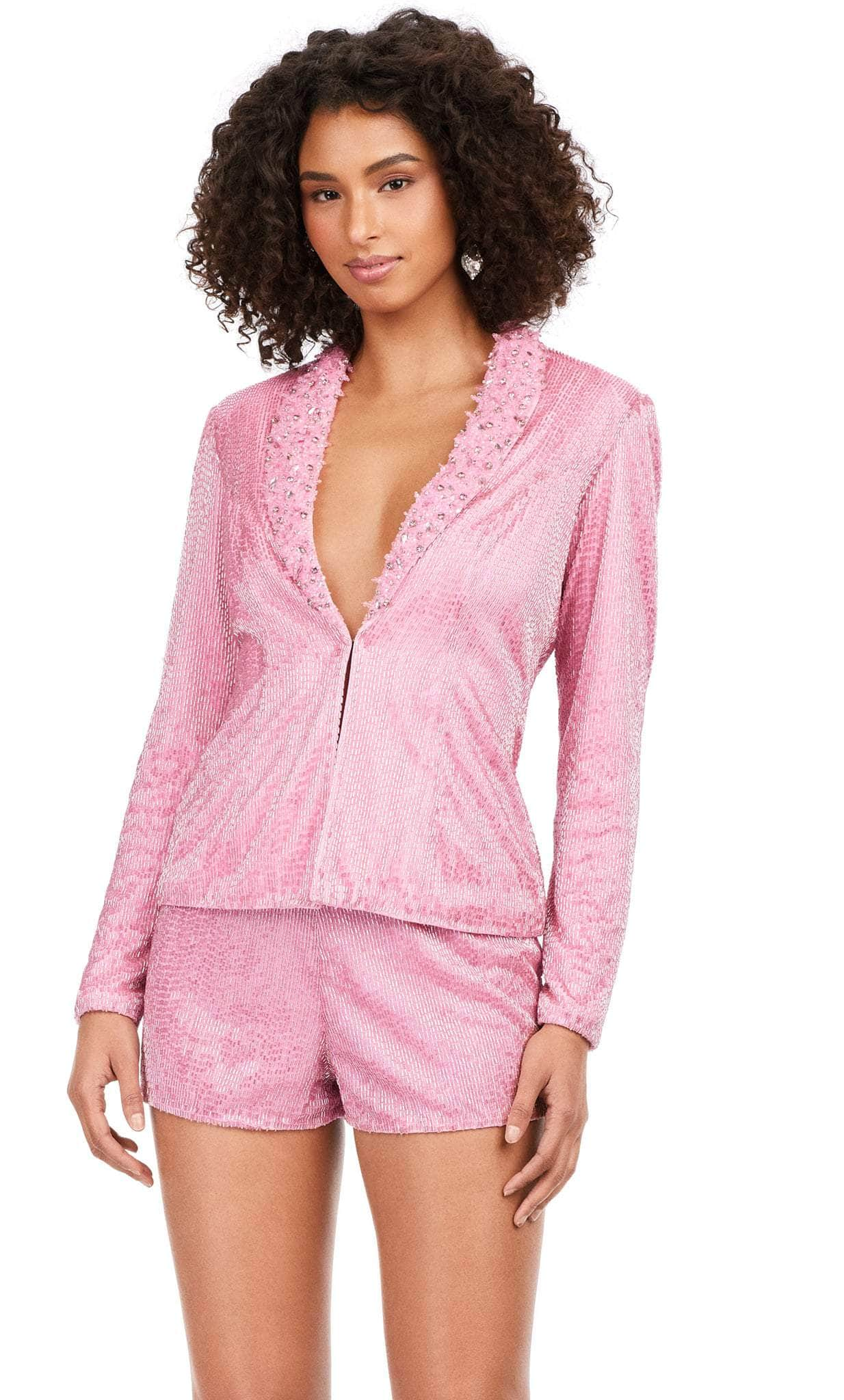 Image of Ashley Lauren 4632 - Long Sleeve Romper Suit