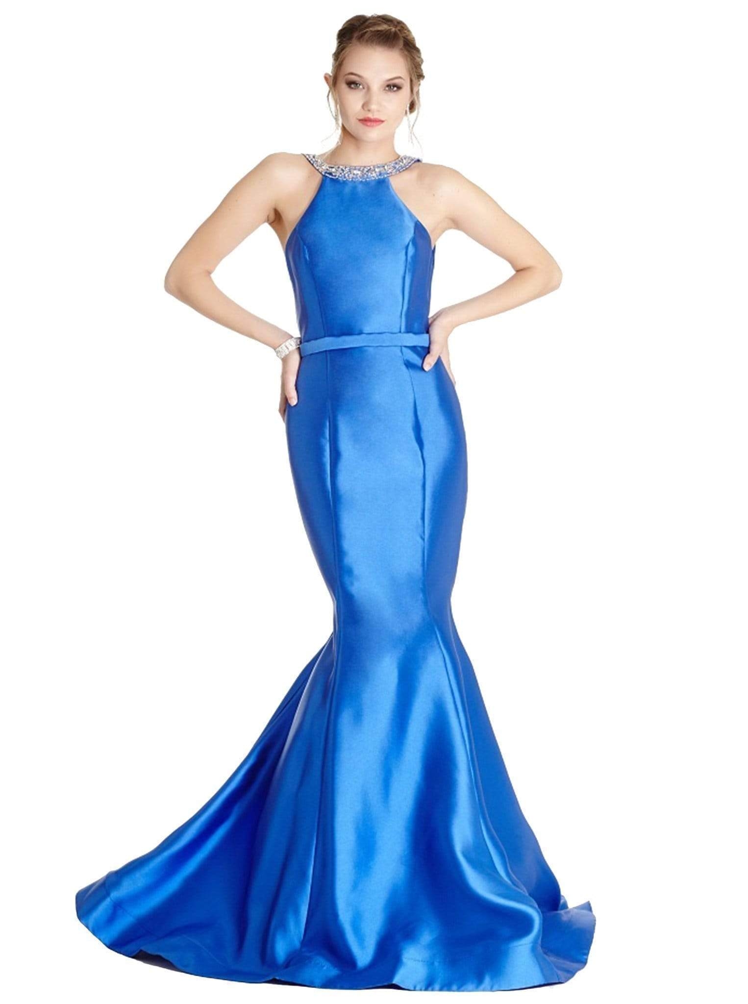 Image of Aspeed Design - Dazzling Halter Neck Affordable Prom Dress