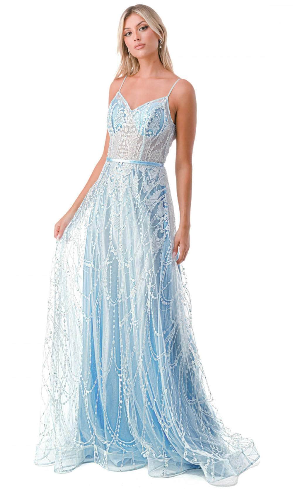 Image of Aspeed Design L2775B - Embroidered Sleeveless Prom Dress