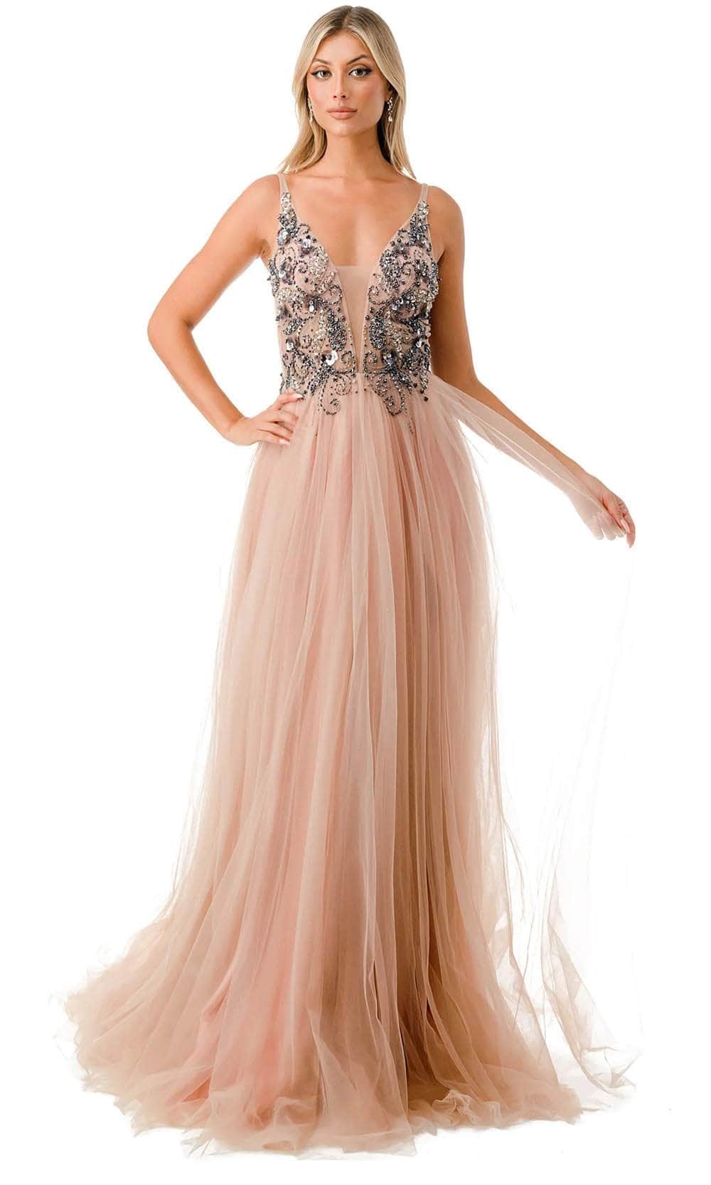 Image of Aspeed Design L2781A - Beaded Bodice Prom Dress