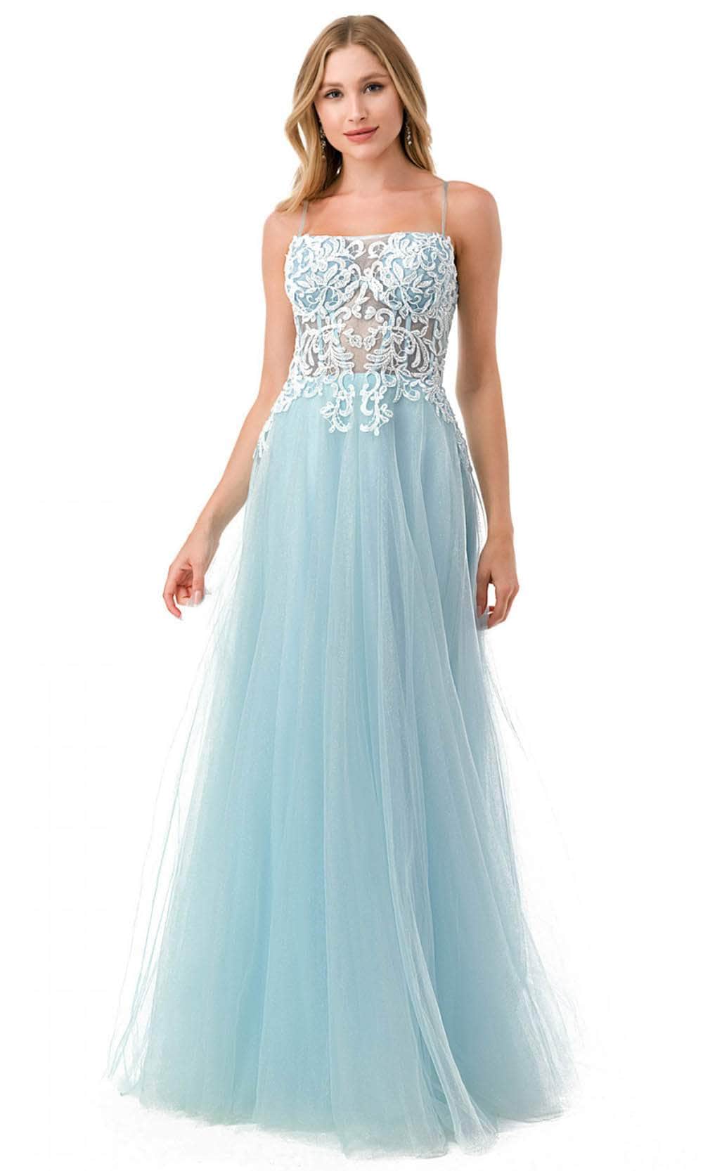 Image of Aspeed Design L2809A - Straight-Across Sleeveless Prom Dress