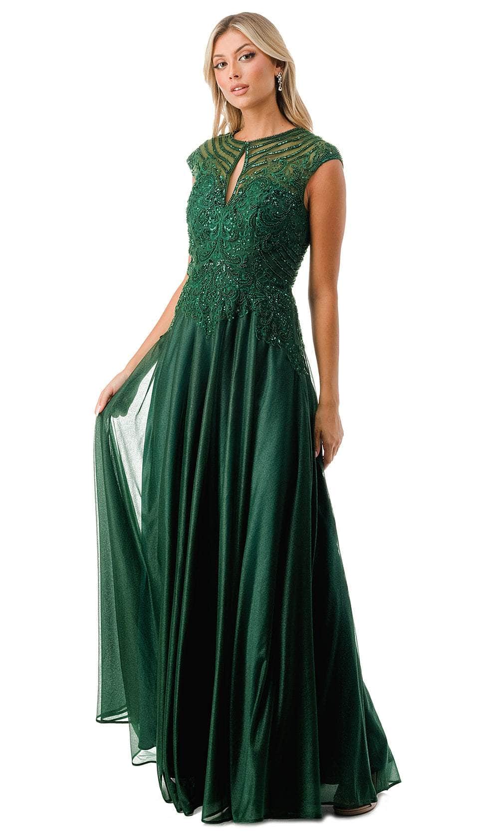 Image of Aspeed Design M2736Y - Front Cutout A-Line Evening Dress