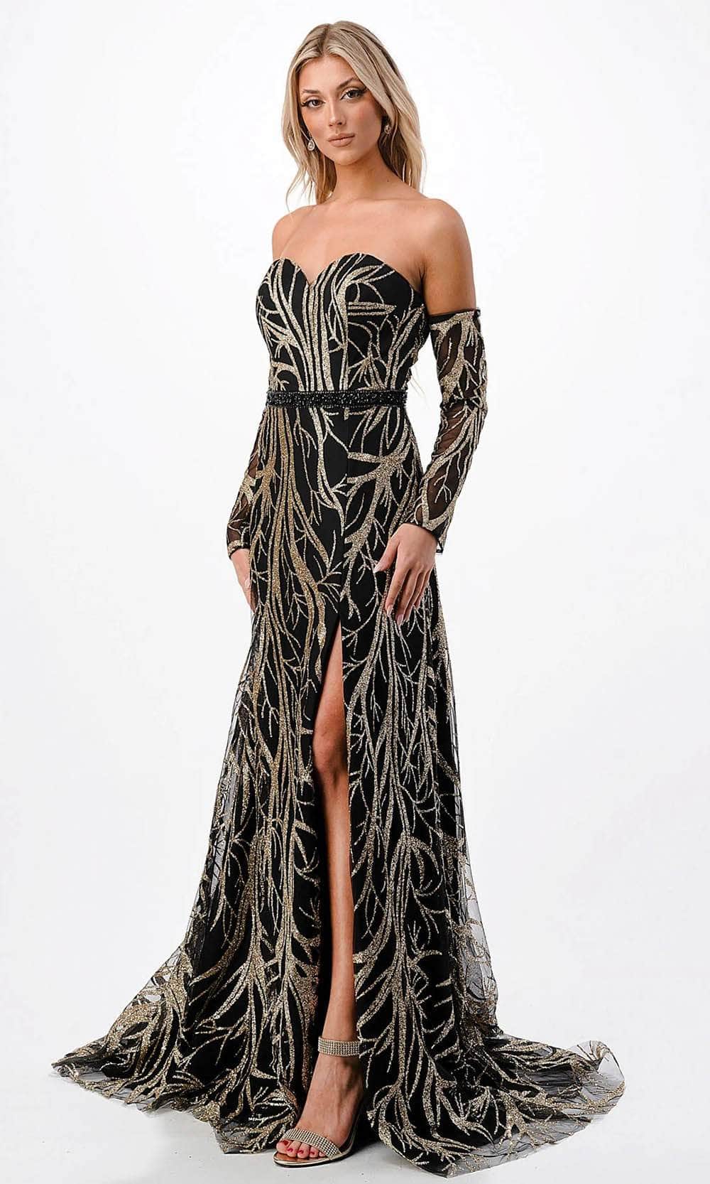 Image of Aspeed Design P2304 - Glitter Print Evening Gown