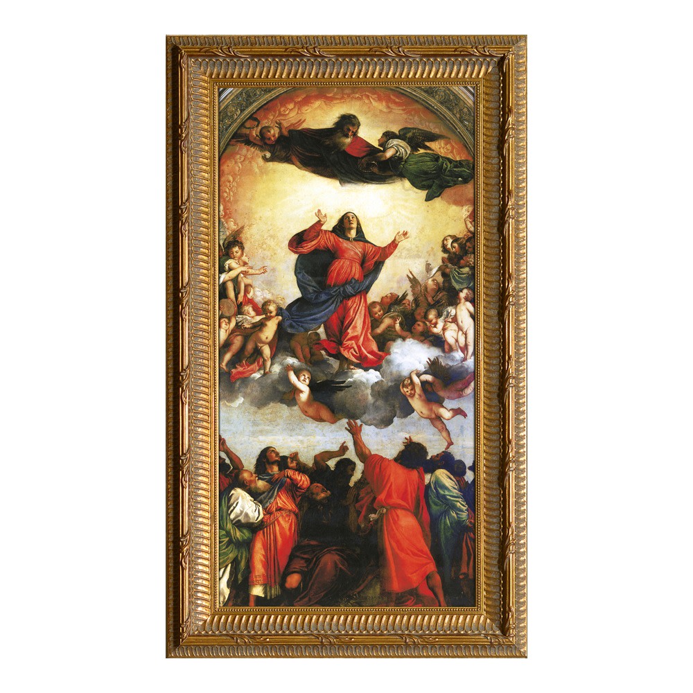 Image of Assumption of the Virgin by Titian Framed Art