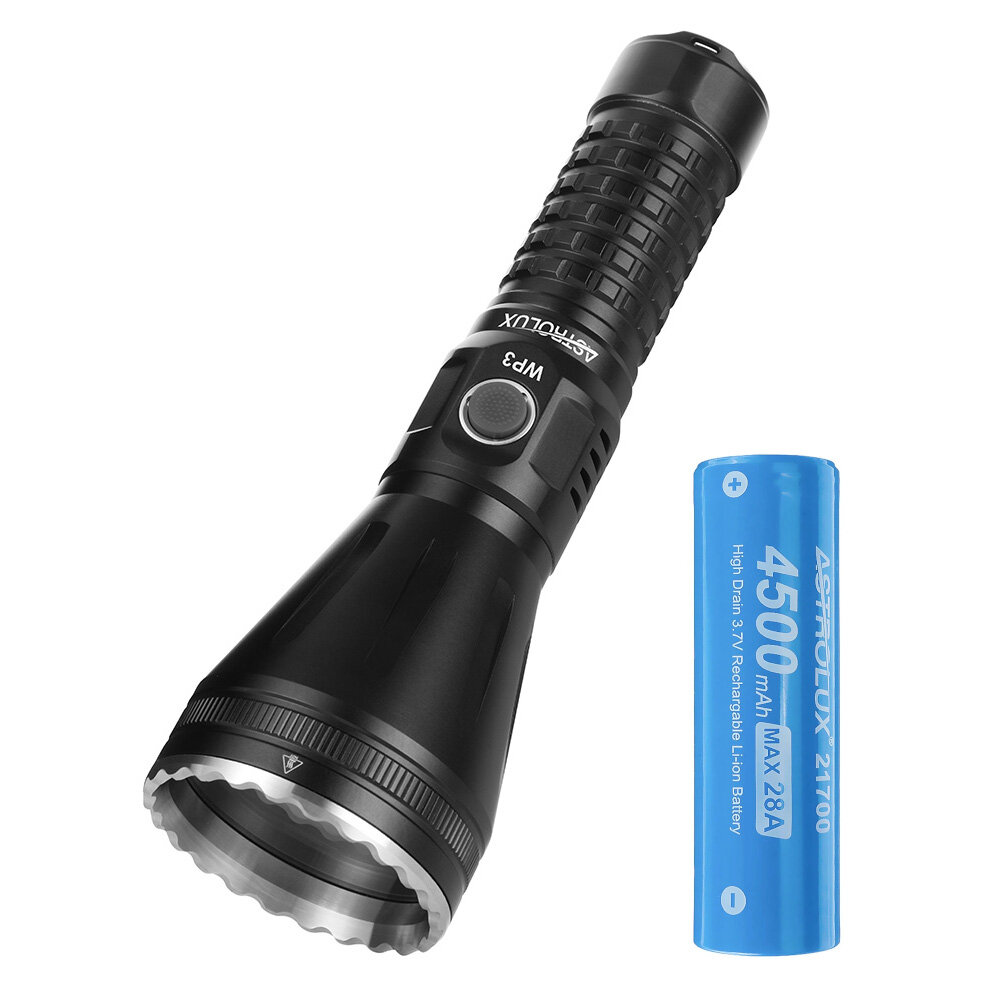 Image of Astrolux® WP3 29KM 562LM Long Distance Throwing LEP Flashlight Strong Spotlight Waterproof Search Flashlight With 28A H