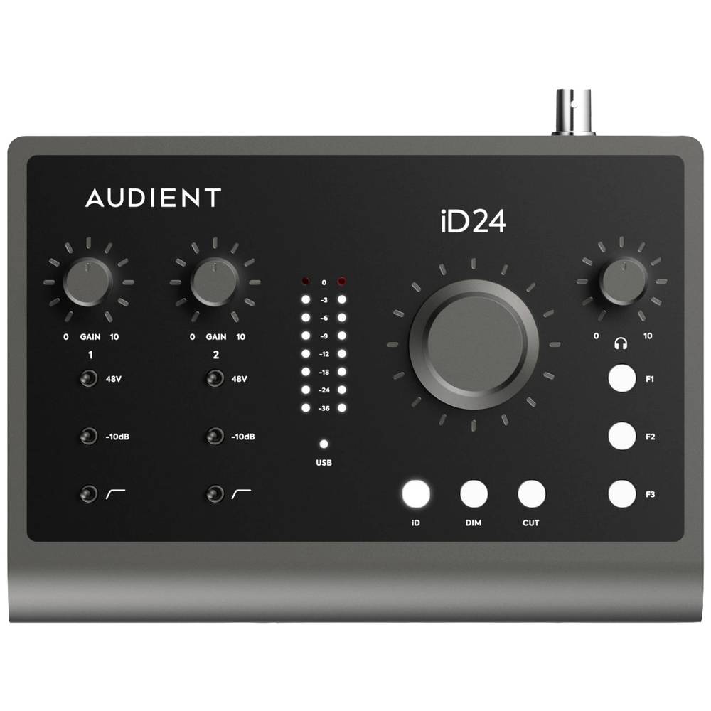 Image of Audio interface Audient iD24 Monitor controlling incl software