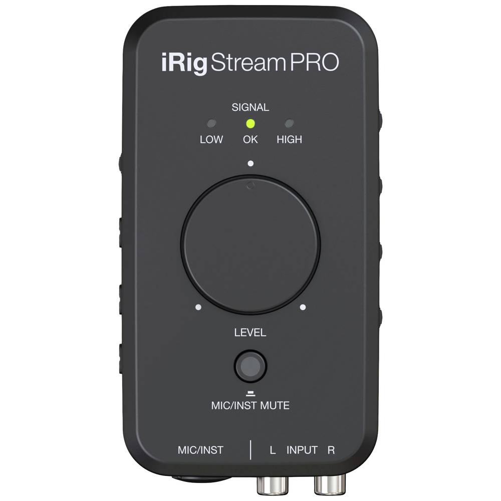 Image of Audio interface IK Multimedia iRig Stream Pro Monitor controlling