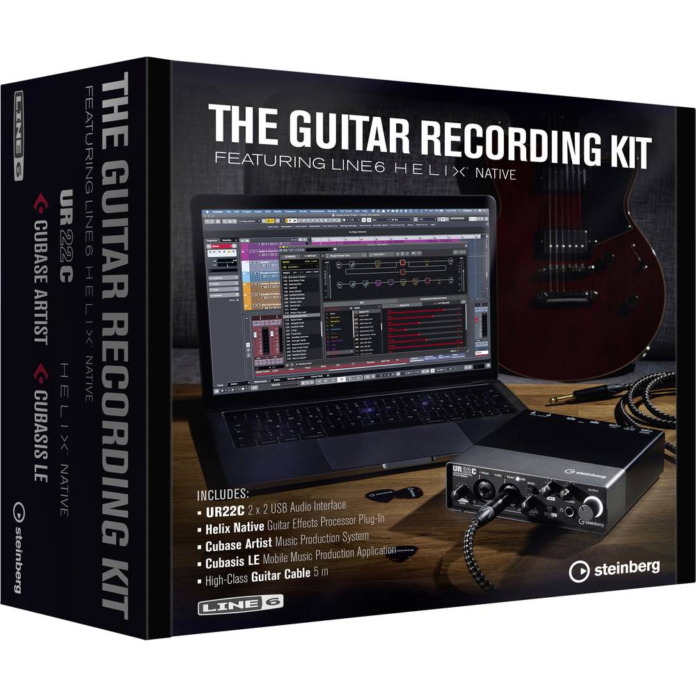 Image of Audio interface Steinberg Guitar Recording Kit incl software