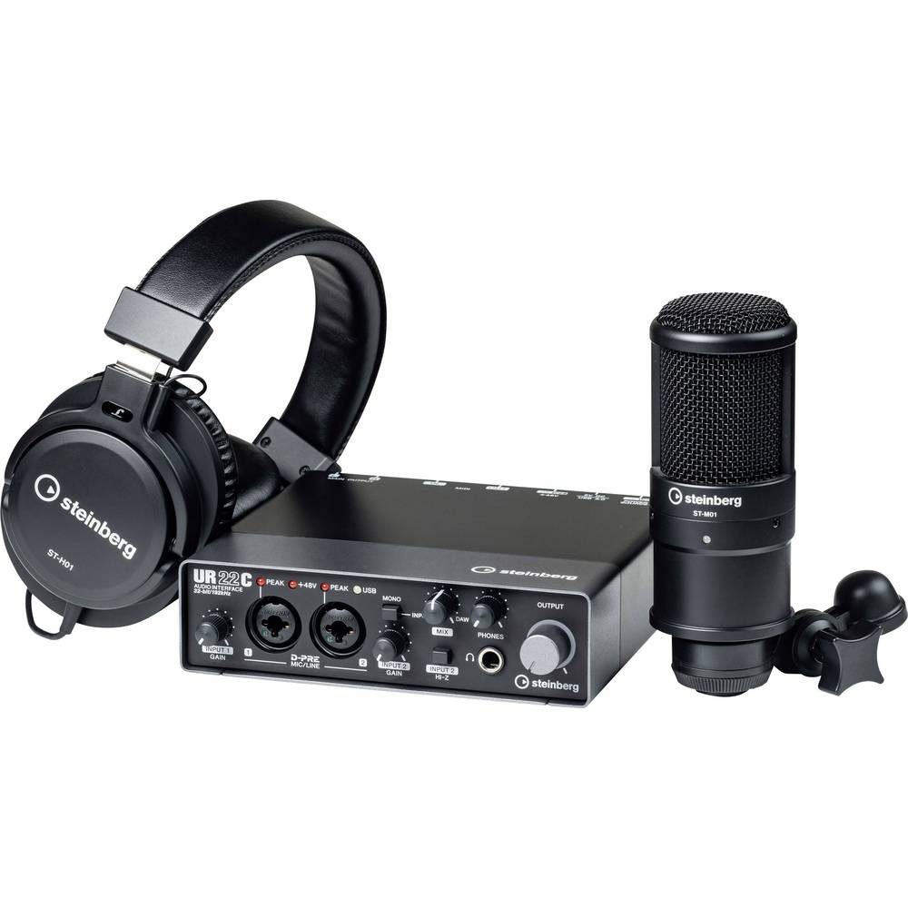 Image of Audio interface Steinberg UR22C Recording Pack incl software