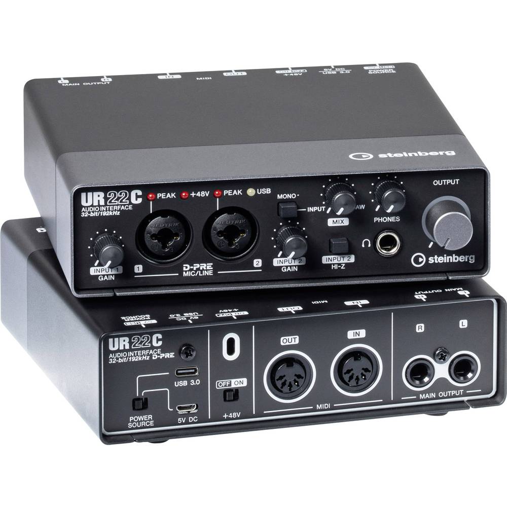 Image of Audio interface Steinberg UR22C incl software