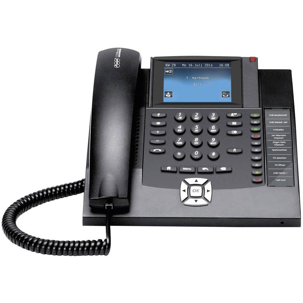 Image of Auerswald COMfortel 1400 PBX ISDN Hands-free Touch colour display Black