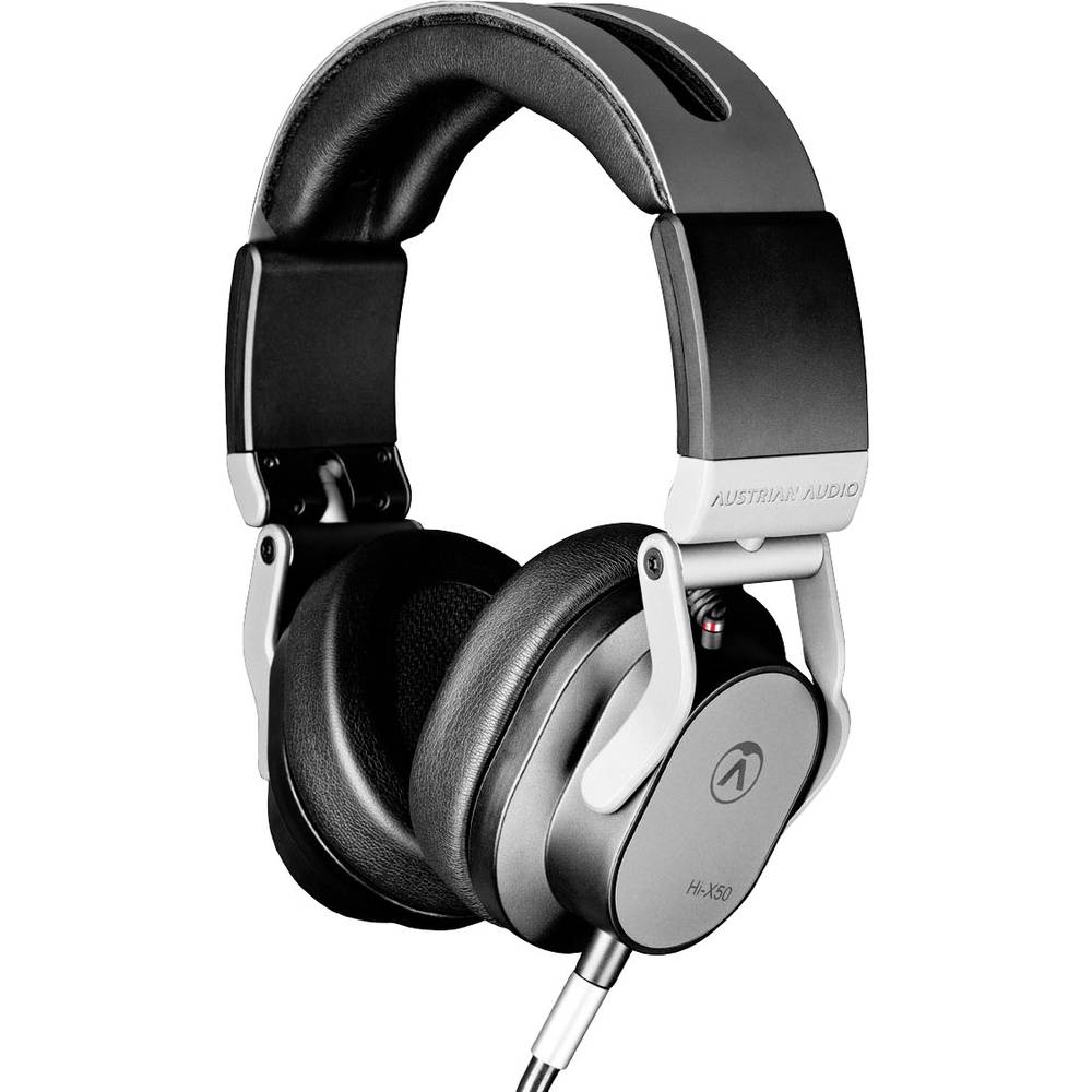 Image of Austrian Audio Hi-X50 Hi-Fi Over-ear headphones Corded (1075100) Stereo Black/silver