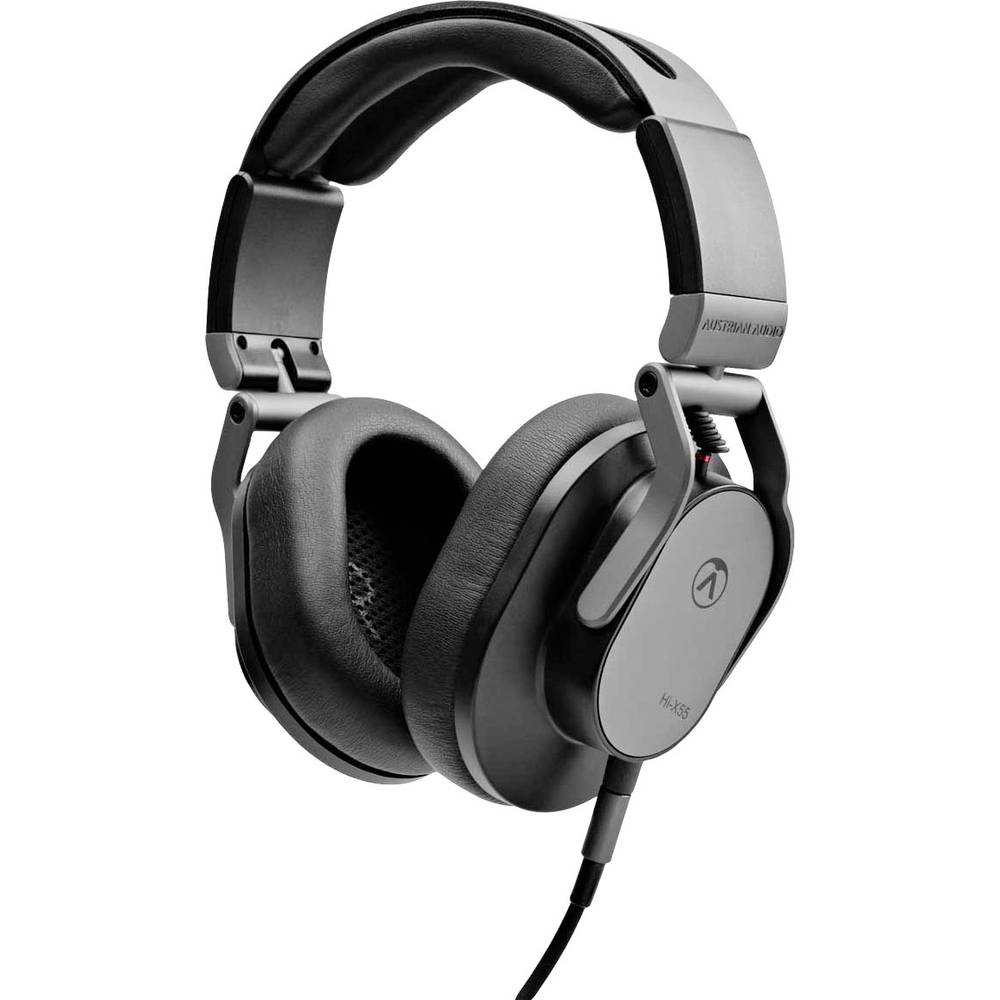 Image of Austrian Audio Hi-X55 Hi-Fi Over-ear headphones Corded (1075100) Stereo Black/silver