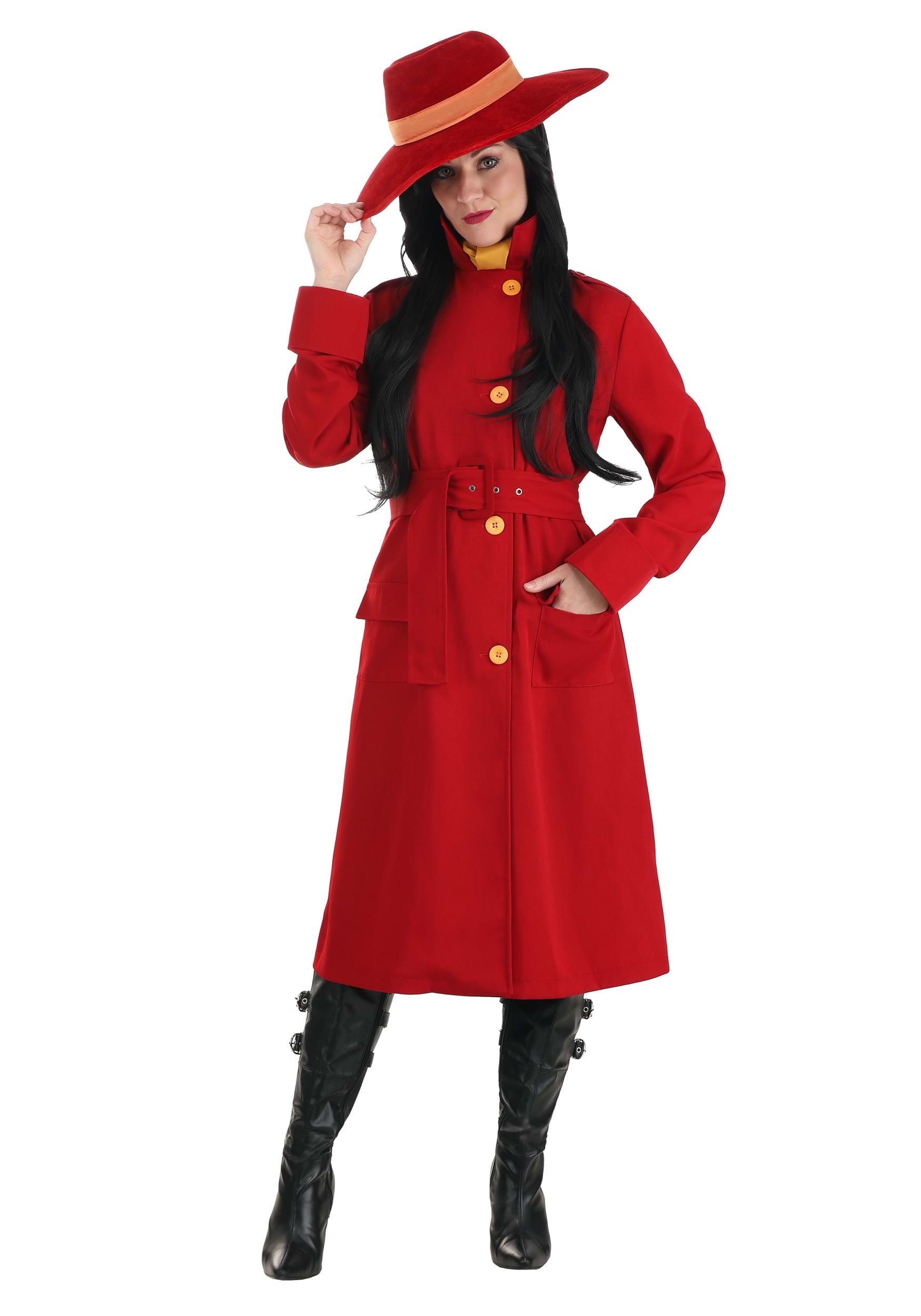 Image of Authentic Carmen Sandiego Women's Costume | Women's Halloween Costumes ID FUN2469AD-M