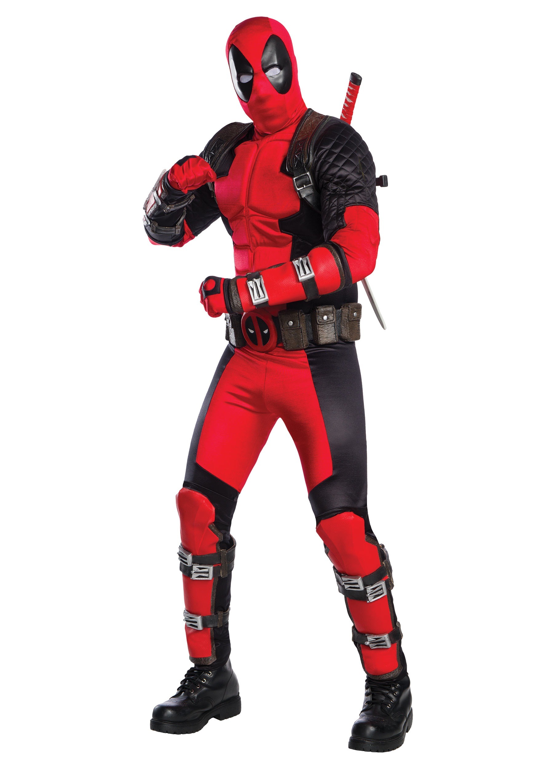 Image of Authentic Deadpool Costume for Adults ID RU811000-XL