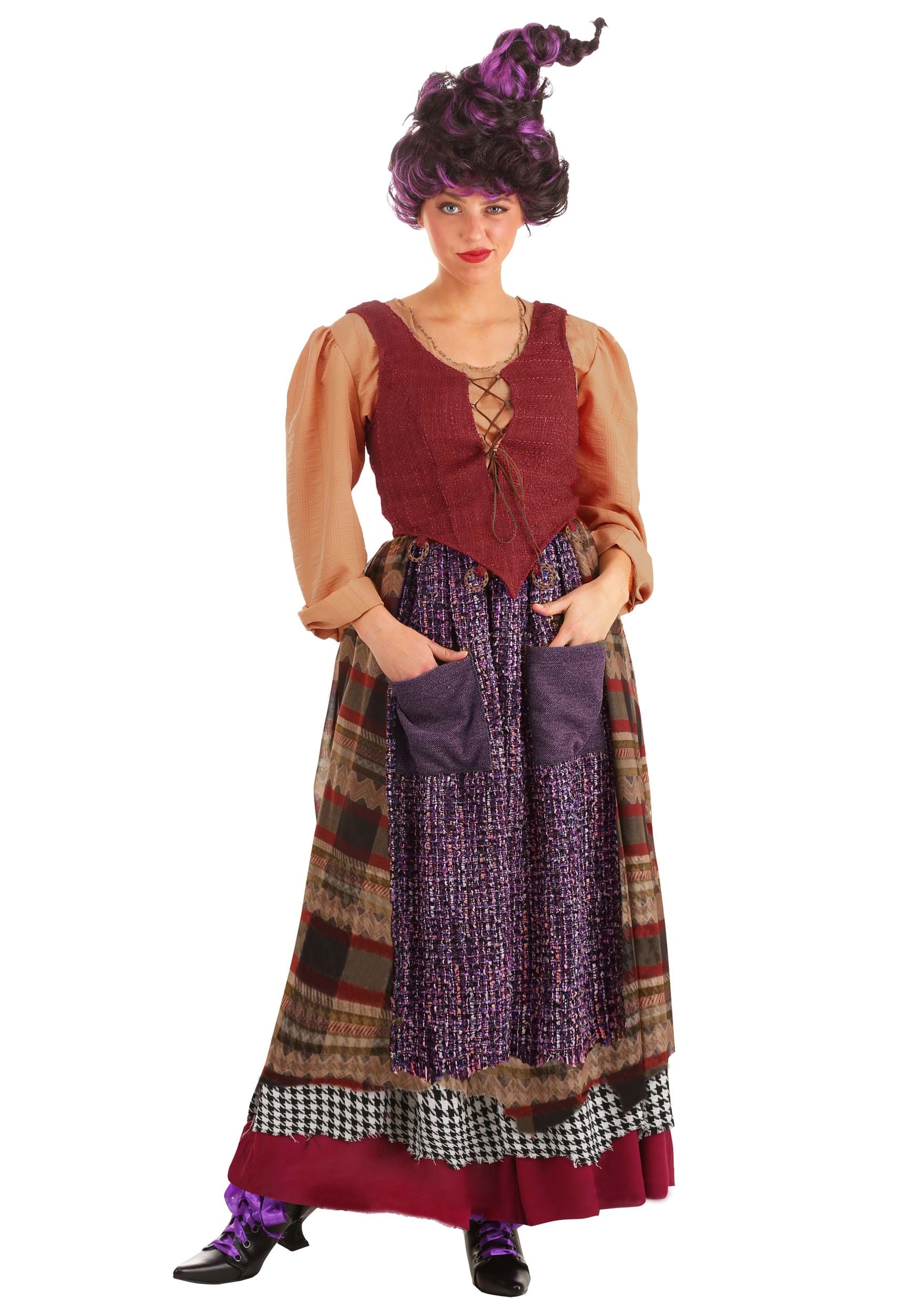 Image of Authentic Hocus Pocus Mary Sanderson Costume for Women ID FUN1913AD-L