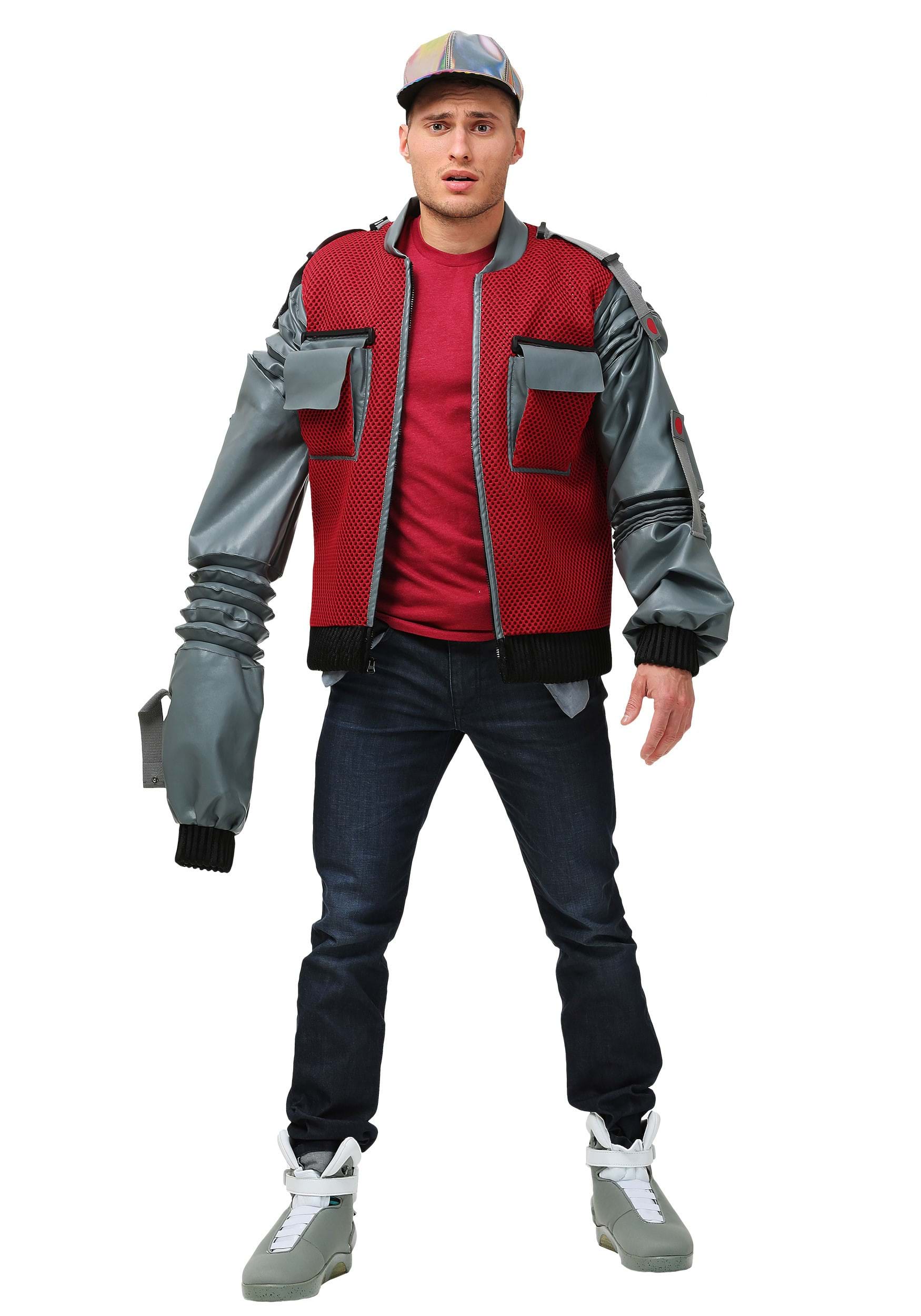 Image of Authentic Marty McFly Jacket Costume ID FUN6090AD-L