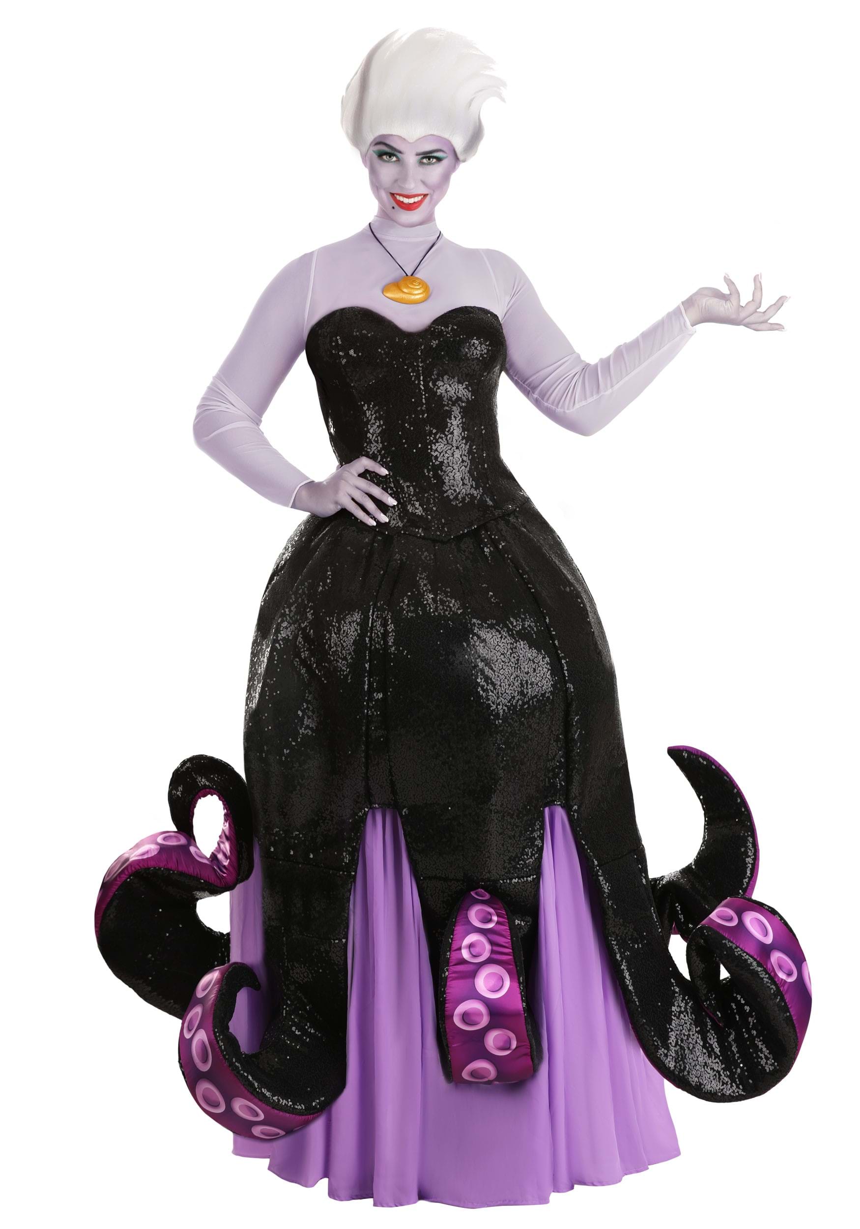 Image of Authentic Ursula Costume for Women | Disney LIttle Mermaid Costumes ID FUN1920AD-L