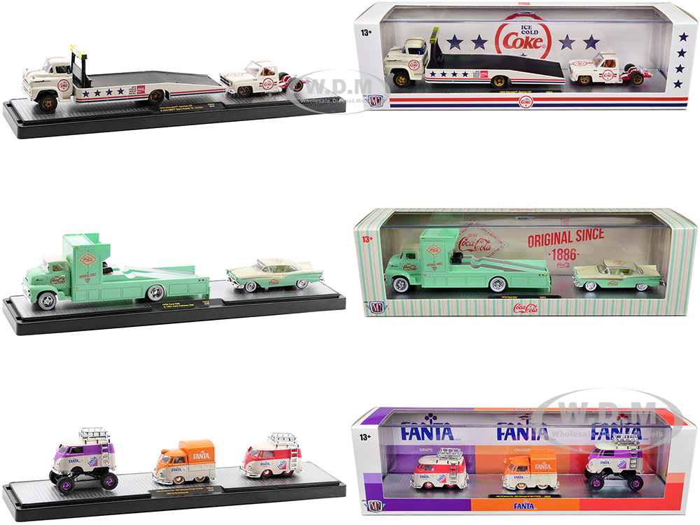 Image of Auto Haulers "Soda" Set of 3 pieces Release 25 Limited Edition to 8400 pieces Worldwide 1/64 Diecast Models by M2 Machines