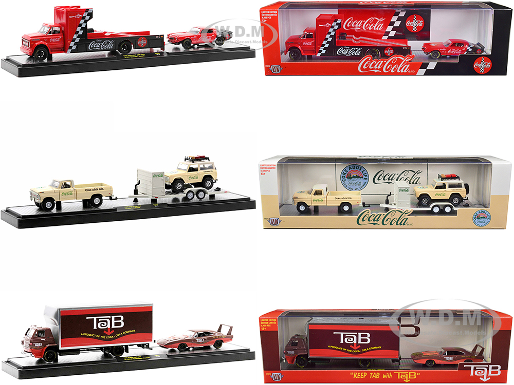 Image of Auto Haulers "Sodas" Set of 3 pieces Release 21 Limited Edition to 8400 pieces Worldwide 1/64 Diecast Models by M2 Machines