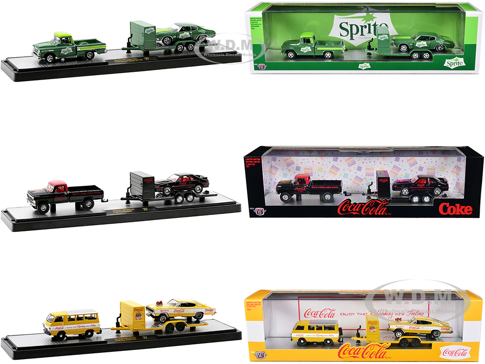 Image of Auto Haulers "Sodas" Set of 3 pieces Release 22 Limited Edition to 8400 pieces Worldwide 1/64 Diecast Models by M2 Machines