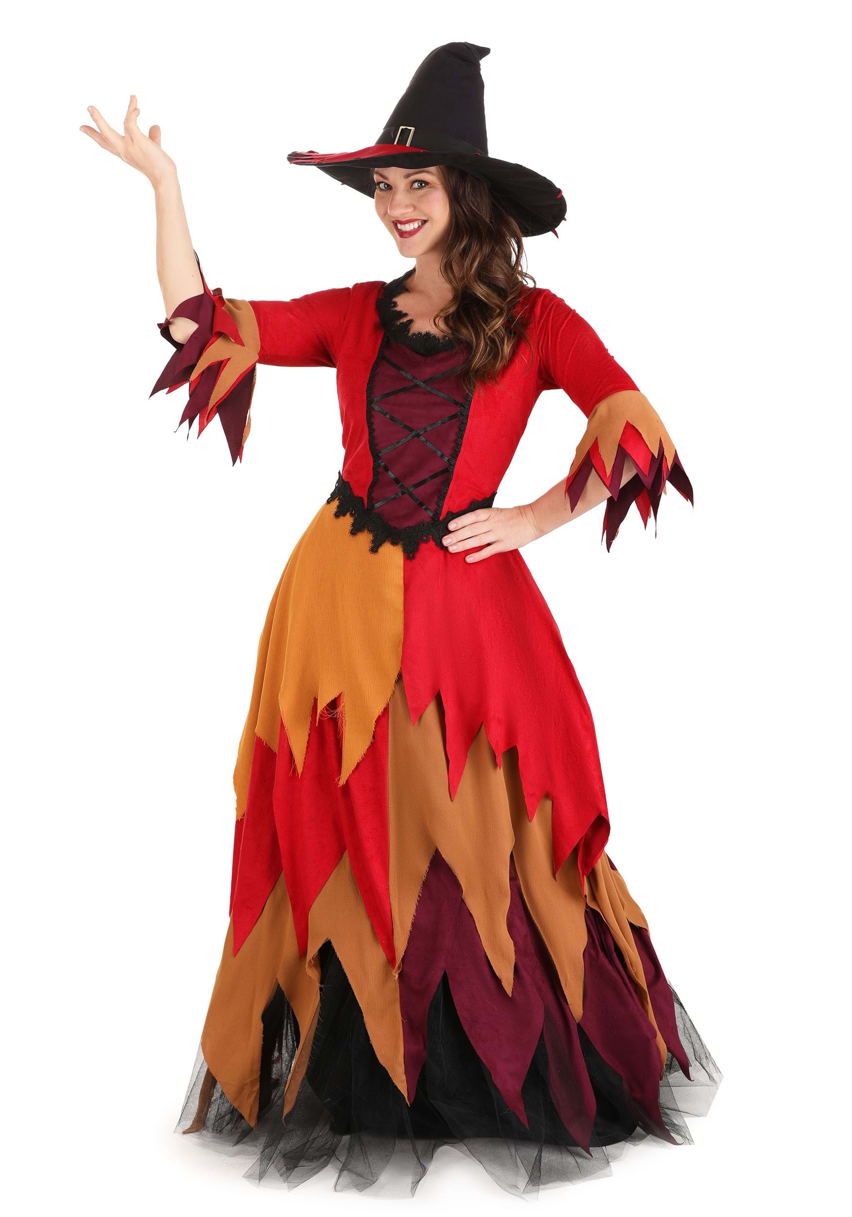 Image of Autumn Harvest Women's Witch Costume ID FUN3767AD-L