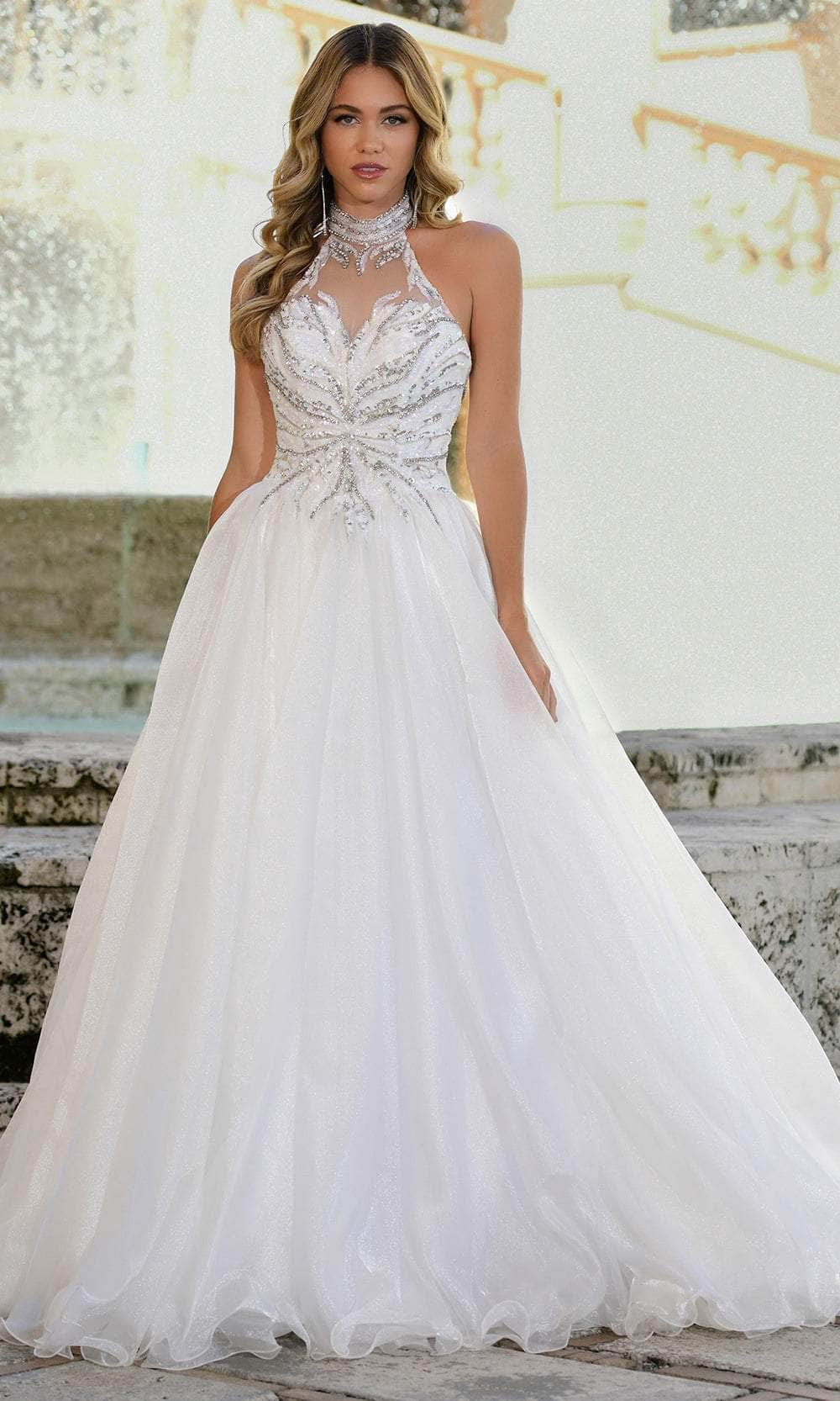 Image of Ava Presley 37375 - Halter Sleeveless Ballgown