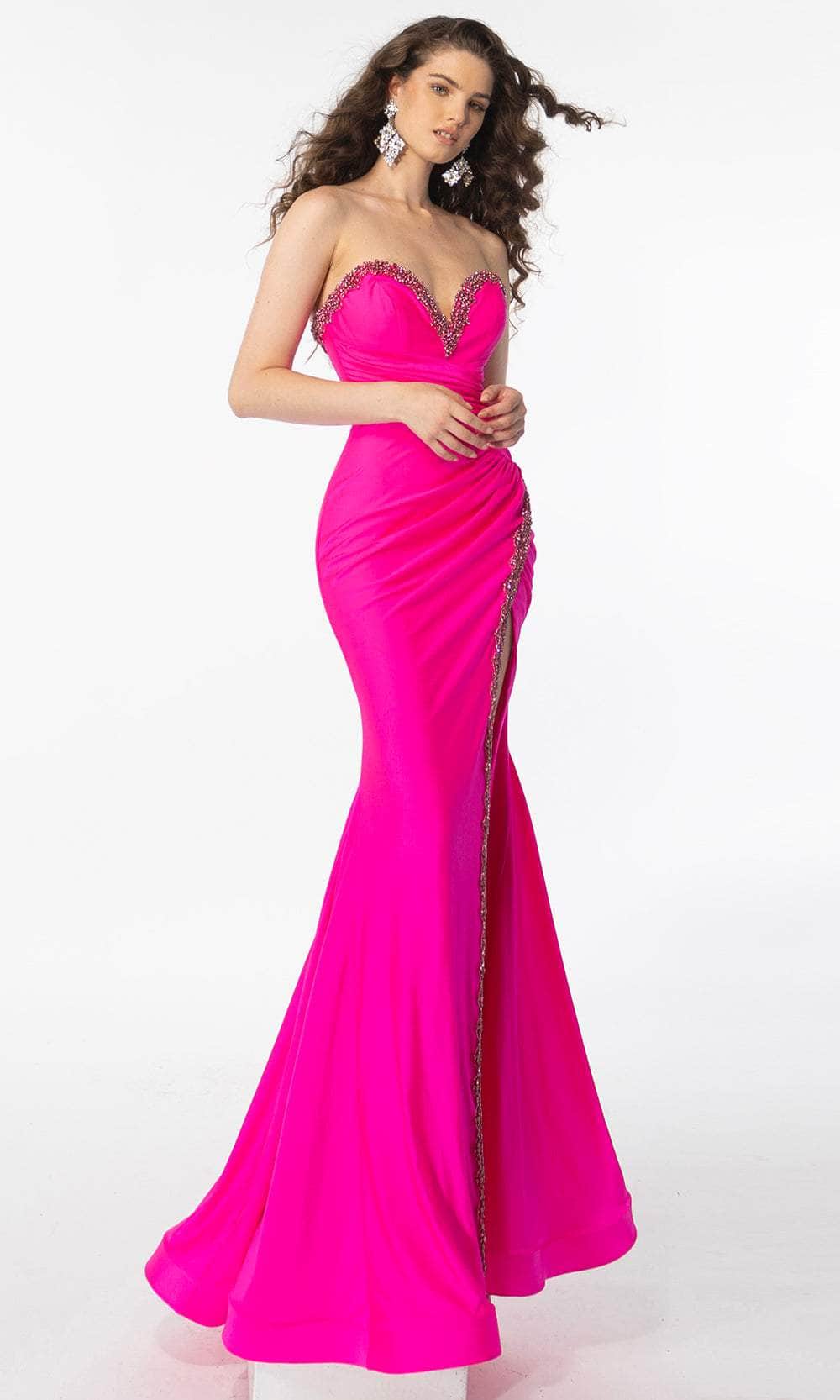 Image of Ava Presley 39290 - Strapless Beaded Trim Prom Gown