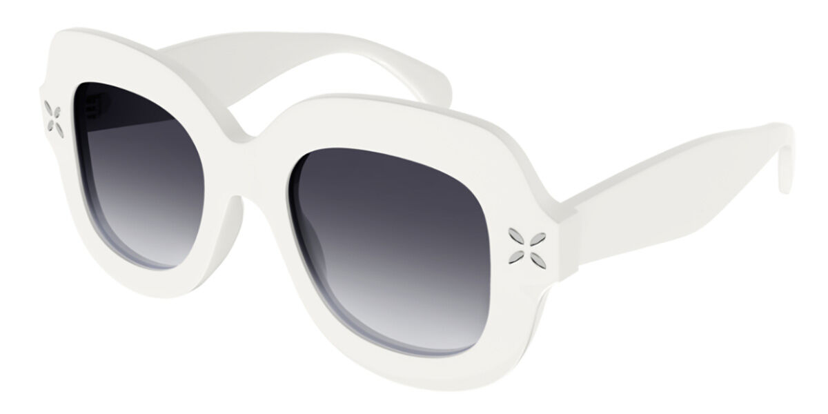 Image of Azzedine Alaia AA0054S 002 50 Lunettes De Soleil Femme Blanches FR