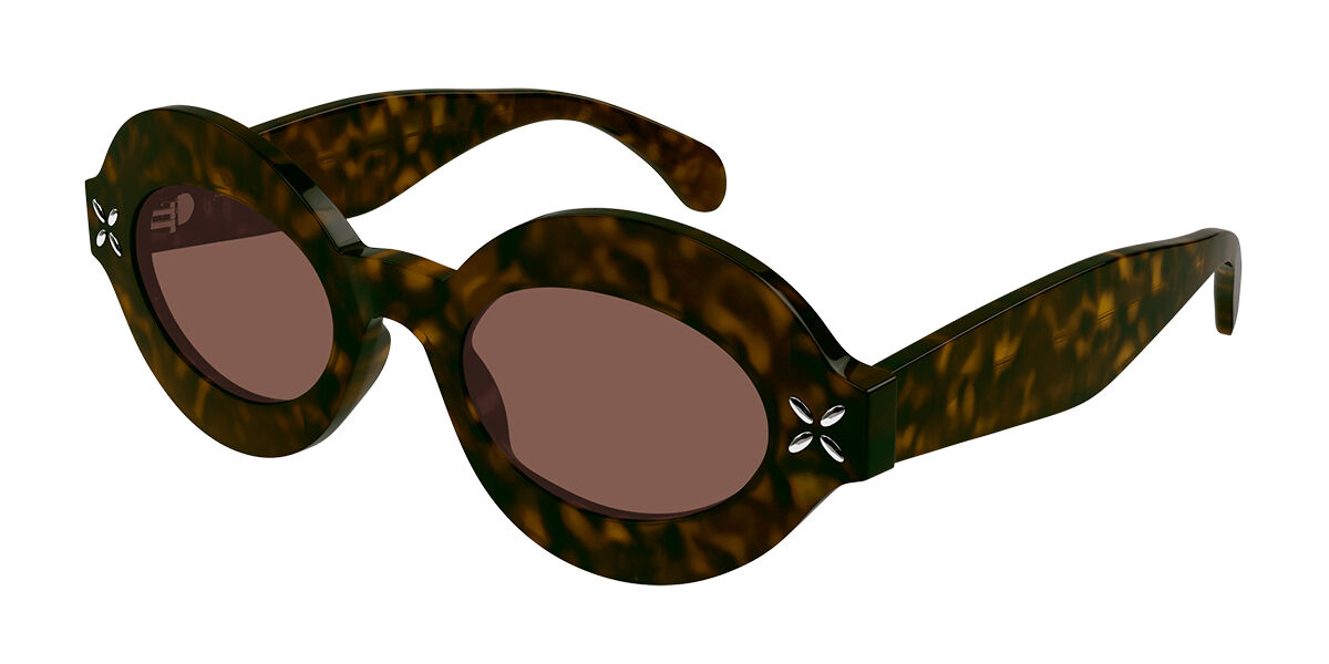 Image of Azzedine Alaia AA0059S 003 Óculos de Sol Tortoiseshell Feminino BRLPT