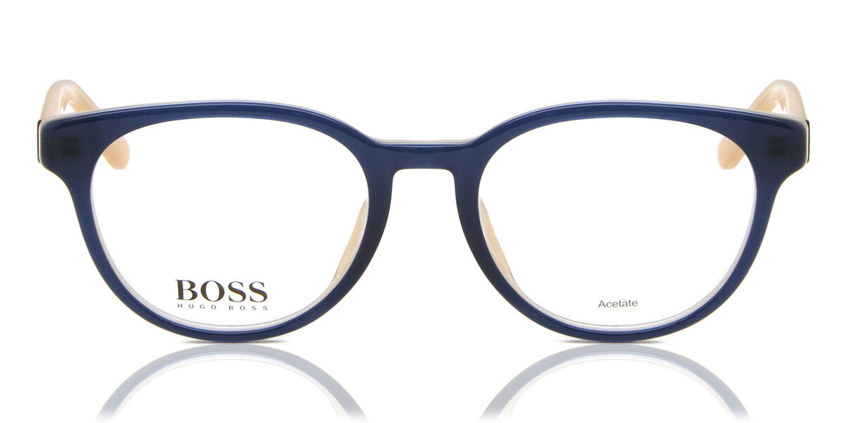 Image of BOSS Boss 0759/F Formato Asiático KIQ Óculos de Grau Azuis Feminino BRLPT
