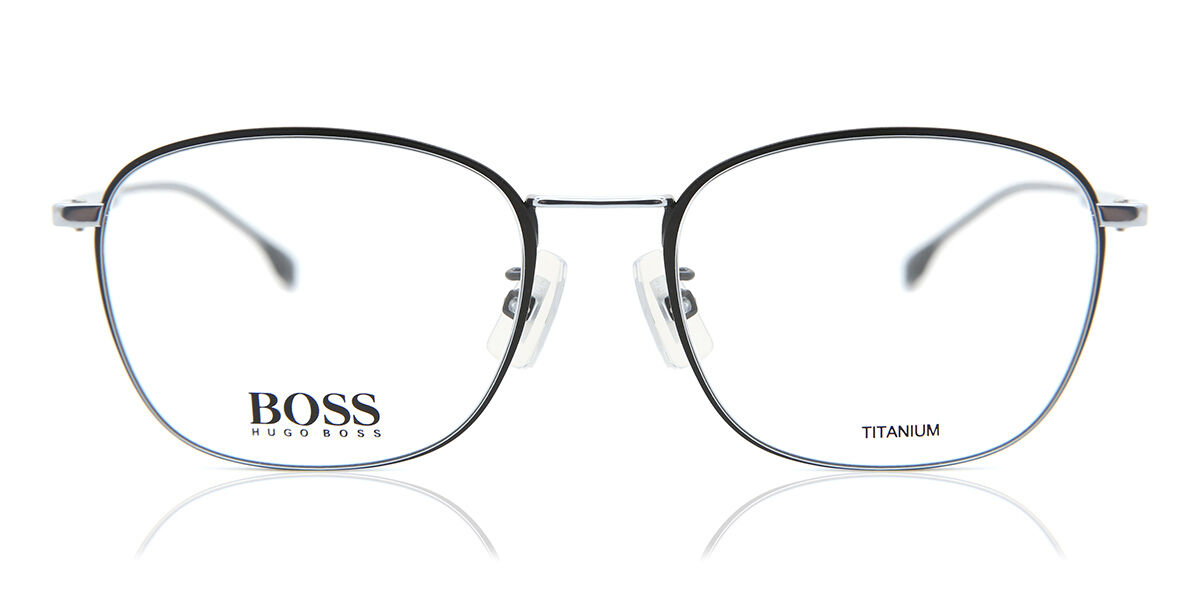Image of BOSS Boss 1067/F Formato Asiático 124 Óculos de Grau Pretos Masculino BRLPT
