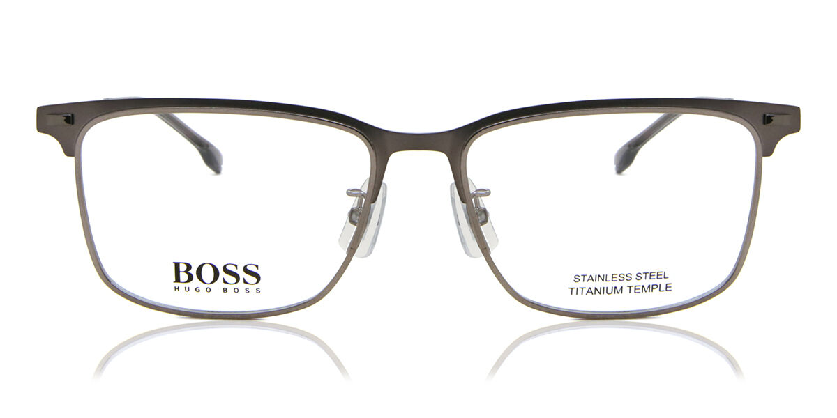 Image of BOSS Boss 1224/F Formato Asiático R80 Óculos de Grau Cinzas Masculino BRLPT