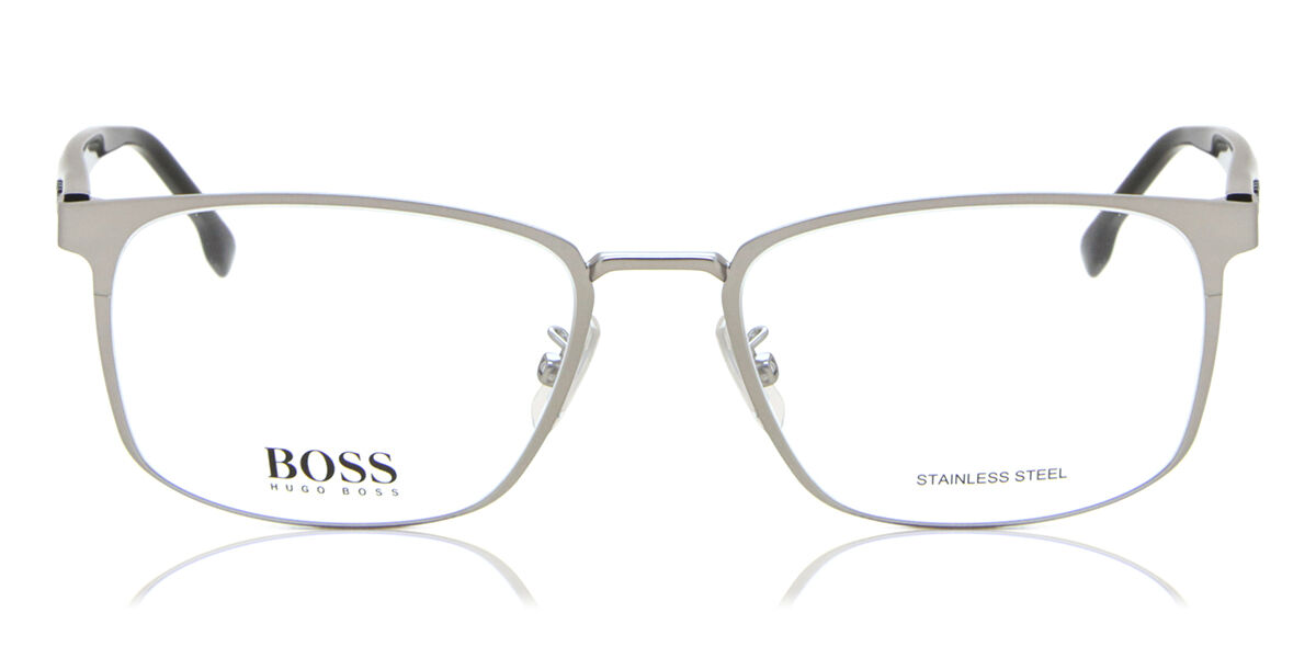 Image of BOSS Boss 1295/F Formato Asiático R81 Óculos de Grau Cinzas Masculino BRLPT