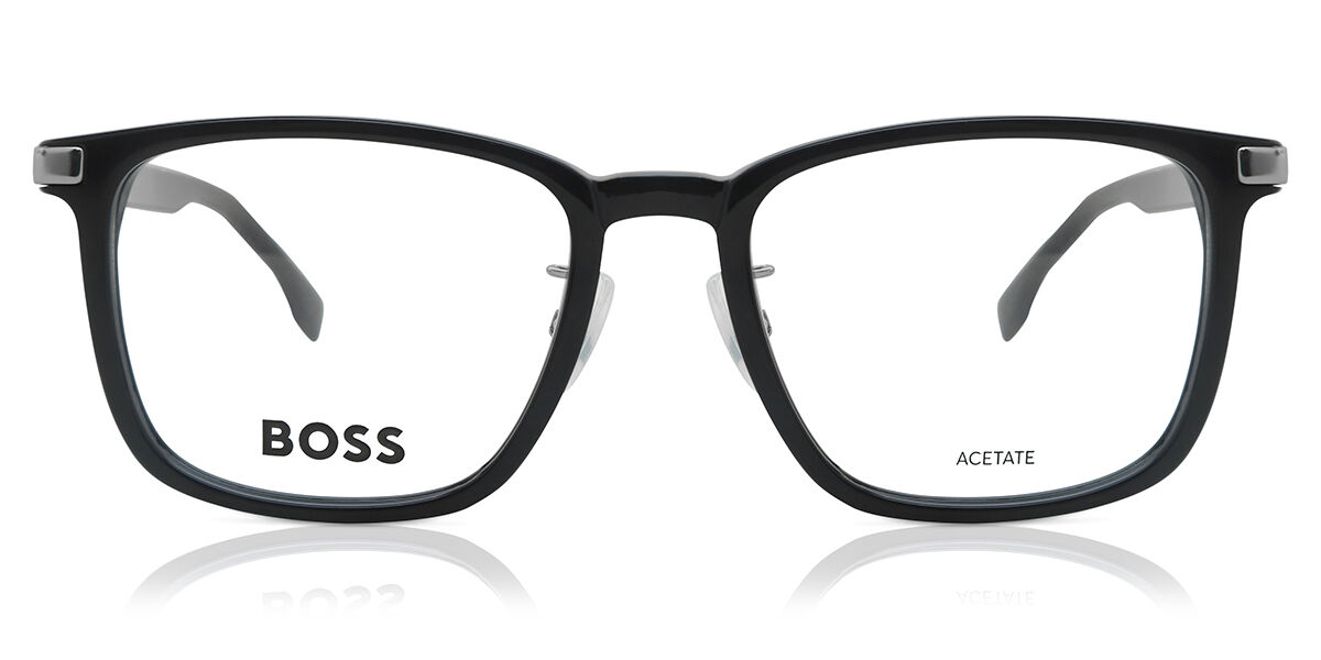 Image of BOSS Boss 1408/F Formato Asiático 807 Óculos de Grau Pretos Masculino BRLPT