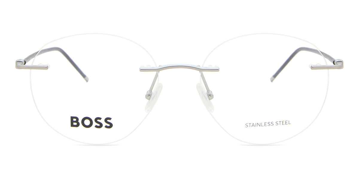 Image of BOSS Boss 1422 CTL Óculos de Grau Prata Masculino PRT