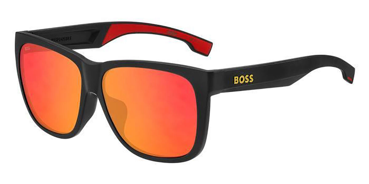 Image of BOSS Boss 1453/F/S Asian Fit PGC/UZ 61 Svarta Solglasögon Män SEK