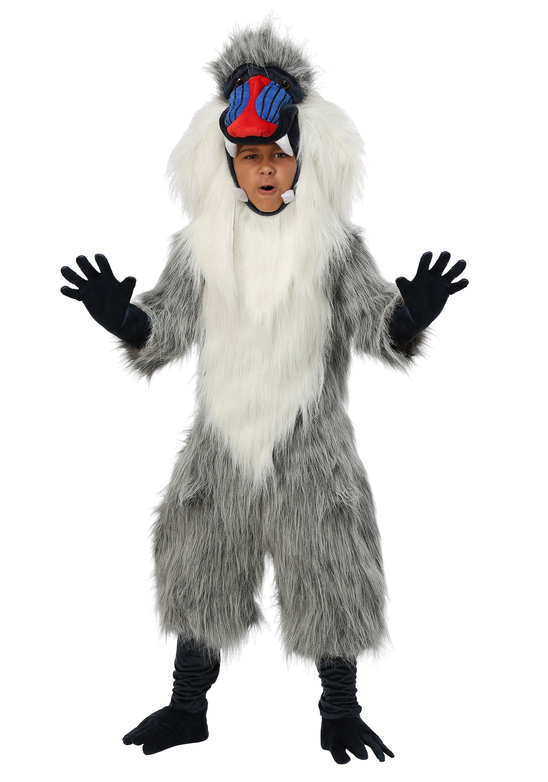 Image of Baboon Kid's Costume | Warm Halloween Costume ID FUN3713CH-L