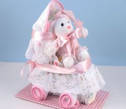 Image of Baby Diaper Carriage (Girl)