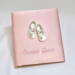 Image of Baby Shoes Personalized Baby Memory Book